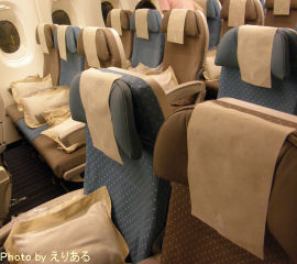 エアバス A380 機内