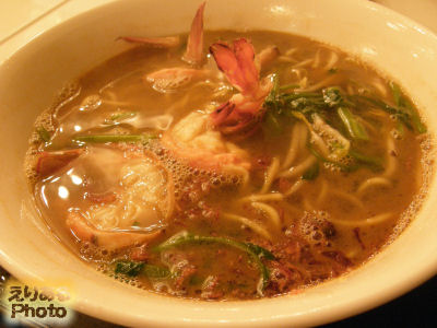 ラージ・プラウン・ヌードル（スープ）（Large Prawn Noodle (Soup))