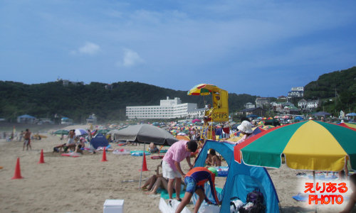 8月の伊豆・下田・白浜大浜海水浴場