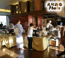琴平グランドホテル桜の抄の朝食はバイキングスタイル、レストランゐきりで