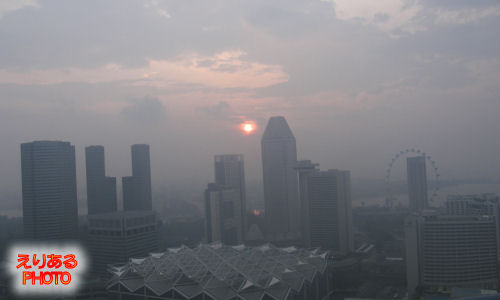 シンガポールの朝陽