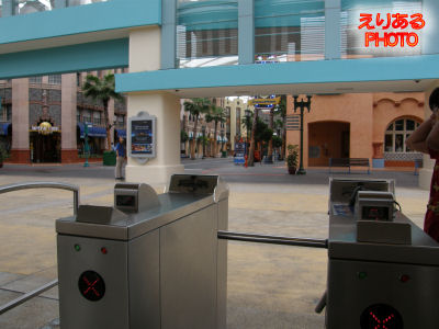 ユニバーサル・スタジオ・シンガポール（Universal Studios Singapore）の入口