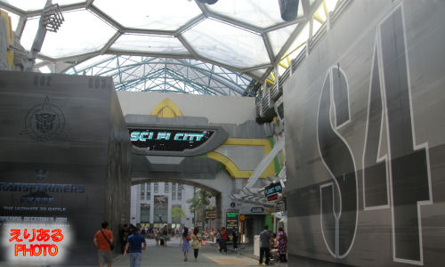 SCI-FIシティ（CSI-FI City）@ユニバーサル・スタジオ・シンガポール（Universal Studios Singapore）