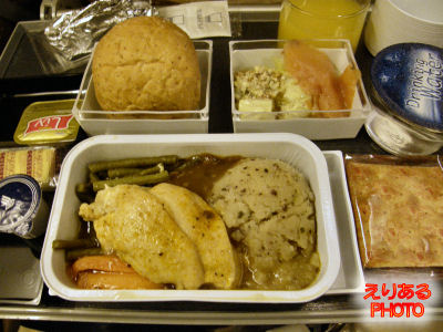 機内食＠シンガポール航空