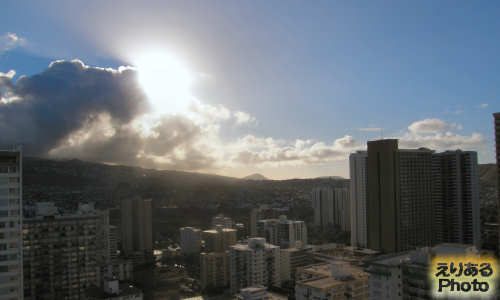 ハワイの朝陽 2013年7月16日