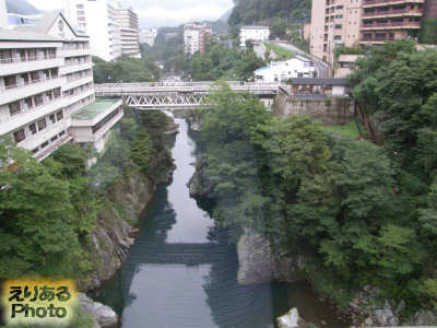 鬼怒川プラザホテル　シノ和ルームからの眺め