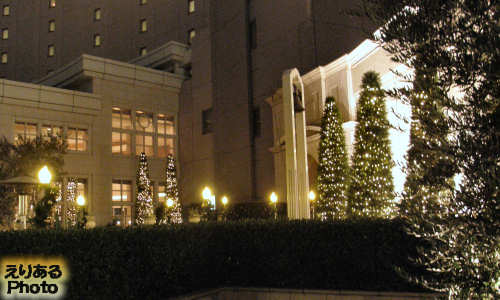 2013年ホテル日航東京のクリスマスイルミネーション