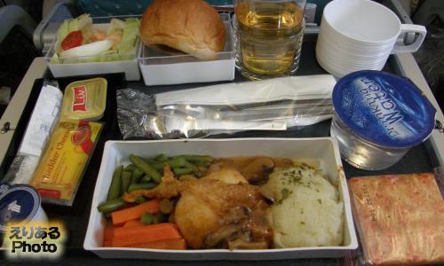 機内食 洋食＠シンガポール航空