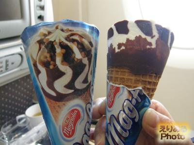 アイスクリーム＠シンガポール航空