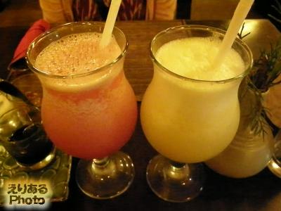 スイカジュースとパイナップルジュース＠カッツキッチン（KAT'S KITCHEN） ジンバラン店