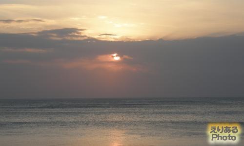 インターコンチネンタル・バリ・リゾートから見た夕陽