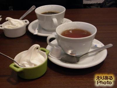 珈琲と紅茶とソフトクリーム＠ビストロ 石川亭 豊洲フォレンシア店