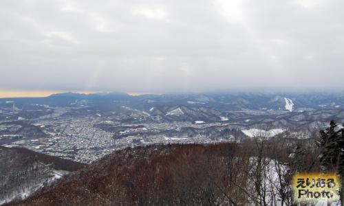 山頂展望台からの風景