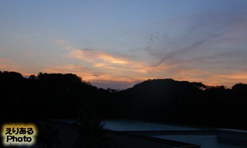 南房総富浦ロイヤルホテルから見た朝陽