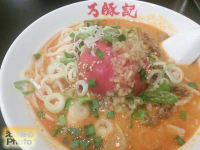 赤トマト担々麺＠万豚記 アーバンドックららぽーと豊洲店