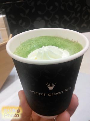 抹茶白玉あずきラテ@nana's green tea ダイバーシティ東京プラザ店