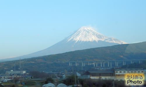 東海道新幹線新幹線から見た富士山
