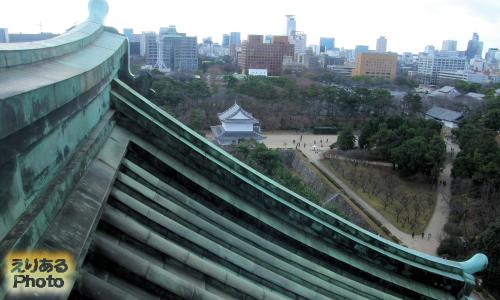 名古屋城天守閣展望室からの風景 南側