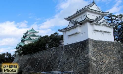 名古屋城　天守閣と西南隅櫓