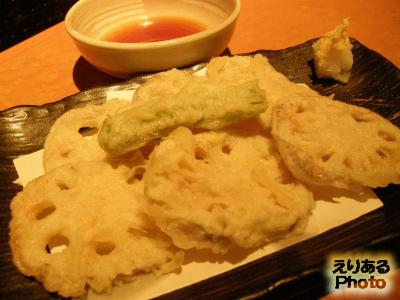 レンコン天ぷら＠風来坊 錦店