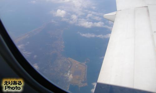 飛行機から見た房総半島