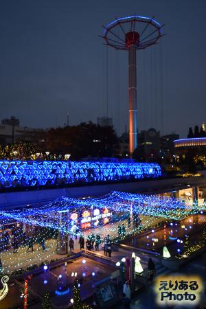 2016年の東京ドームシティ・ウインターイルミネーション