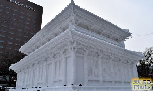 第68回さっぽろ雪まつり 奈良・興福寺 中金堂