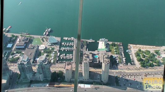 CNタワー  スカイポッド からの風景