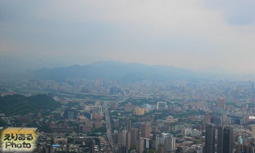 台北101 屋外展望台からの風景
